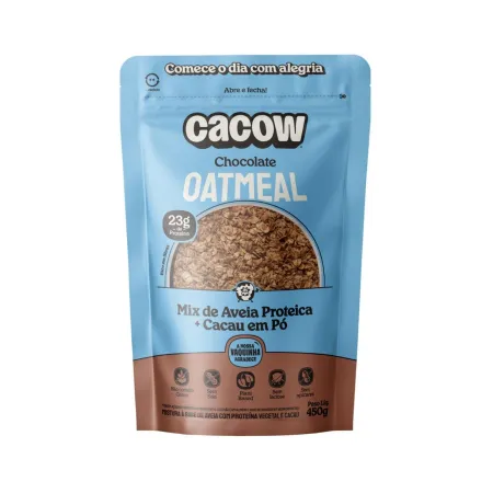 Oatmeal Mistura Proteica De Aveia e Cacau em Pó Cacow 450g