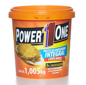 Pasta de Amendoim Crocante Power 1 One 1Kg