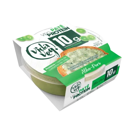 Patê Vegprotein Alho Poró Vida Veg 100g refrig.
