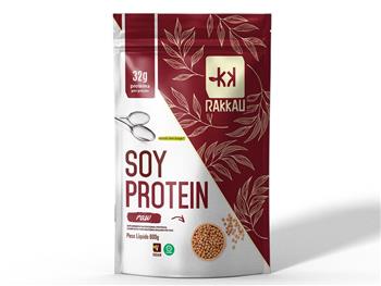 Proteina Isolada de Soja Raw Rakkau Soy 600g