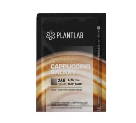Proteína Vegetal Cremosa Cappuccino Sachê Pantlab 40g