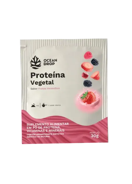 Proteina Vegetal Frutas Vermelhas Ocean Drop 30g