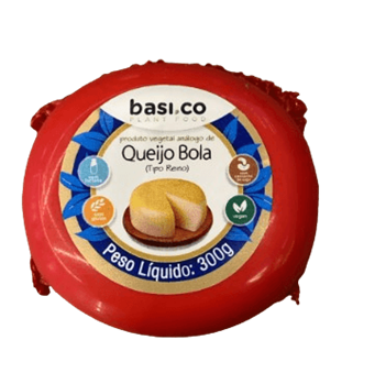 Queijo Bola Vegetal Basico 300g refrig.