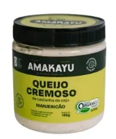 Queijo Cremoso Vegetal sabor Manjericão Amakayu 160g refrig.
