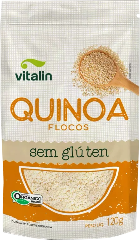 Quinoa Real Flocos Orgânico Vitalin 120g