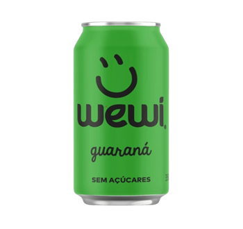 Refrigerante Guaraná Zero Lata Wewi 350ml
