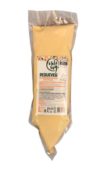 Requeijão Defumado Bisnaga Vida Veg 400g refrig.