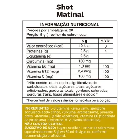 Shot Matinal Em Po Ocean Drop 30 Doses 150g : SUPLEMENTOS - Outros