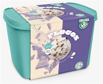 Sorvete Vegano Sabor Flocos Dona Muuh 1,5l refrig.