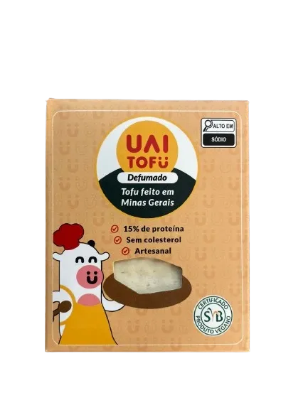 Tofu Defumado Uai Tofu Soja Orgânica 170g