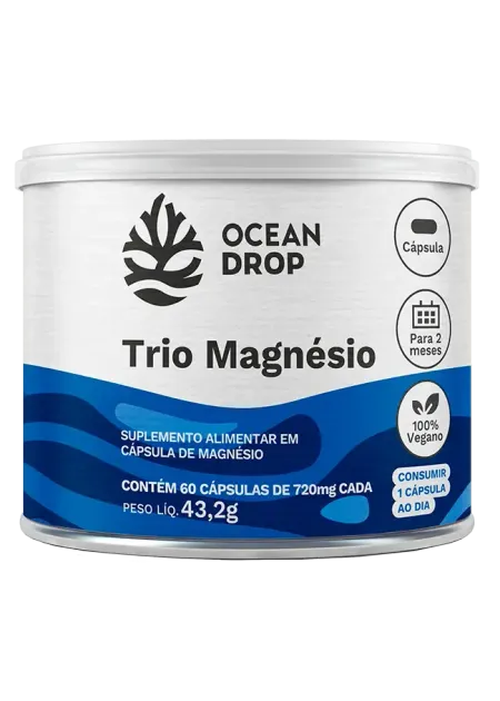 Trio Magnesio Ocean Drop 60 Caps. 720 mg