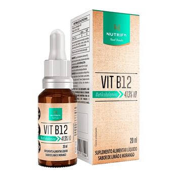 Vitamina B12 em gotas Limao e Morango 20g
