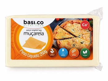Queijo Mussarela Vegetal Basico 250g refrig.