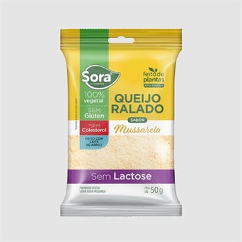 Queijo Ralado Vegetal Sabor Mussarela Sora 50g