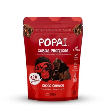 Snack Cubos Proteicos Choco Crunch Popai 50g