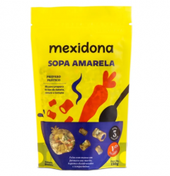 Sopa Amarela Macarrão Funcional Feito De Farinha De Banana Verde E Açafrão Mexidona 130g