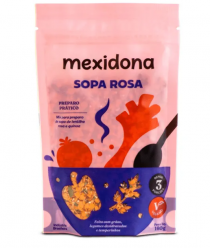Sopa Rosa Lentilha Rosa, Mix Quinoa E Alho Poró Mexidona 160g