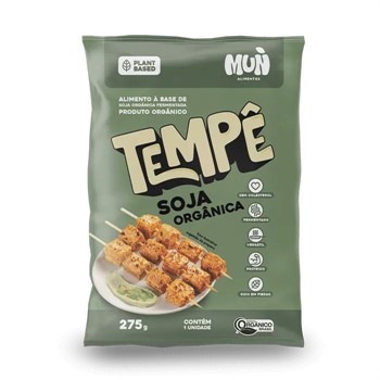 Tempê de Soja Orgânica Mun Alimentos 275g refrig.