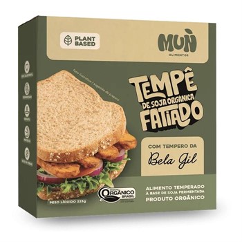 Tempê Fatiado Defumado Mun Alimentos 225g refrig.