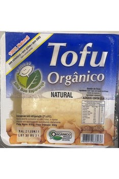 Tofu Orgânico Sitio Boa Esperança  450g refrig.