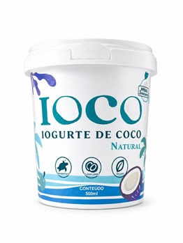 Yogurt de Coco Natural Ioco 500ml refrig.