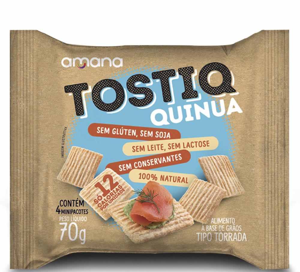 Amana Tostiq Quinua Graos 70g