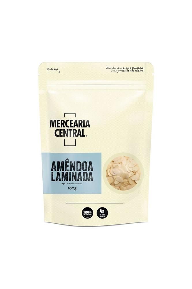 Amêndoa Laminada Mercearia Central 100g