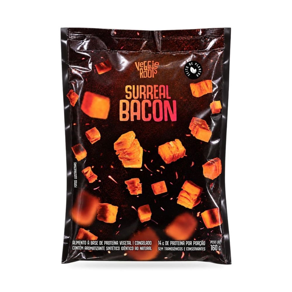 Bacon Vegano Veggie Roots 160g refrig.