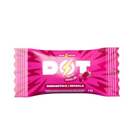 Bala Energética Frutas Vermelhas Dot Energy 3,2g
