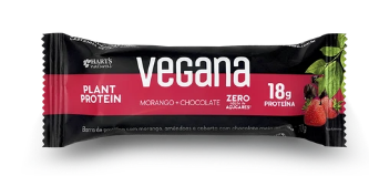 Barra de Proteína Vegana Morango e Chocolate Harts 70g