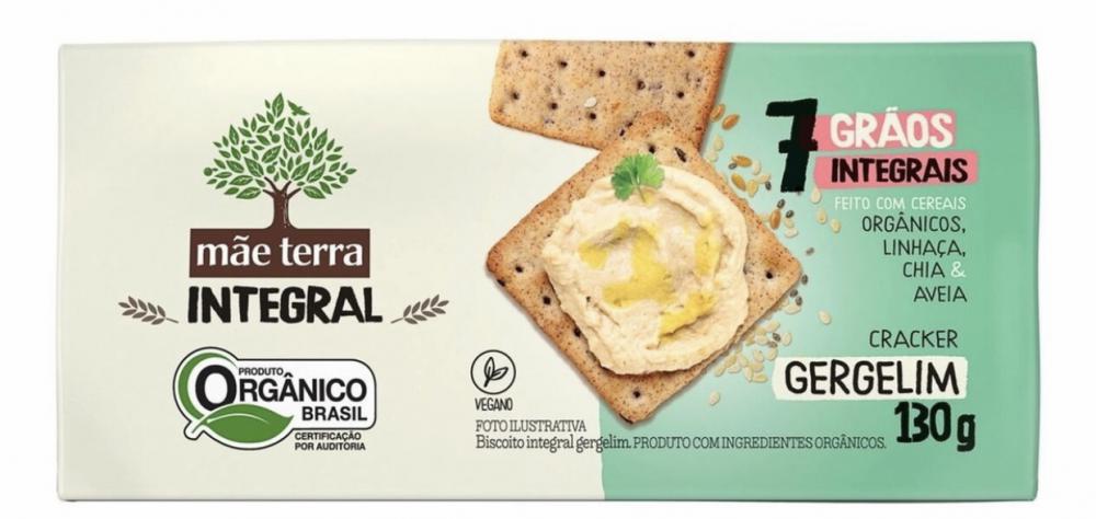 Biscoito Cracker Gergelim Tribos Mae Terra 110g