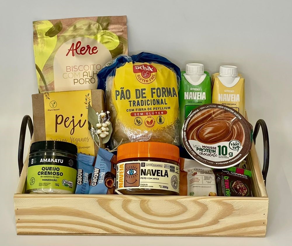 Cesta Vegana Sabor e Carinho refrig.