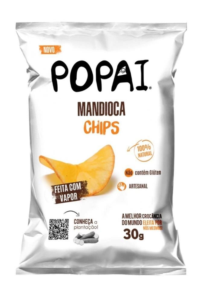 Chips De Mandioca Sabor Original Popai  30g