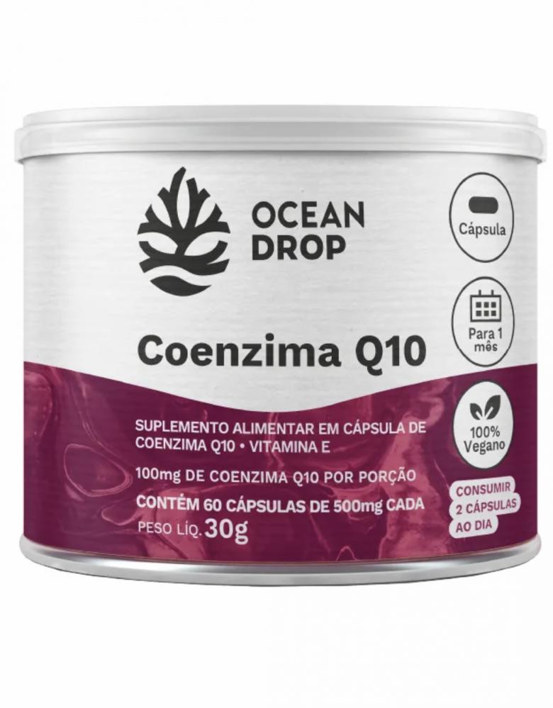 Coenzima Q10 Veg 60 Capsulas Ocean Drop 500g