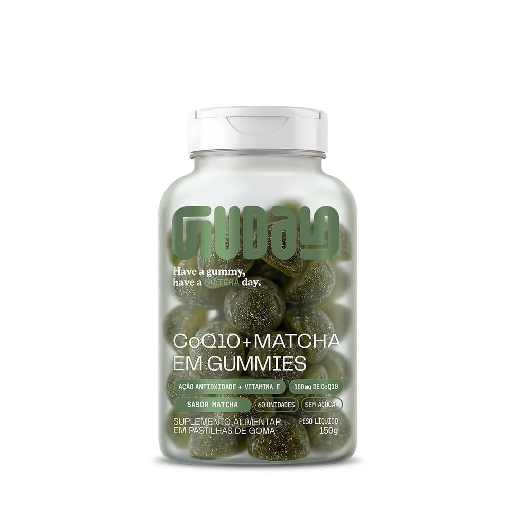 Coq10 + Matcha Em Gummies Sabor Matcha Guday 60 Gomas
