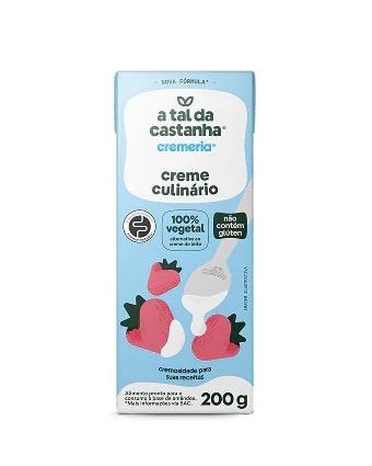 Creme De Leite Vegetal Cremeria A Tal Da Castanha 200ml