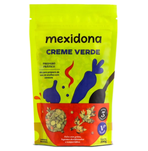 Creme Verde (Ervilha, Cenoura E Cheiro Verde) Mexidona 260g