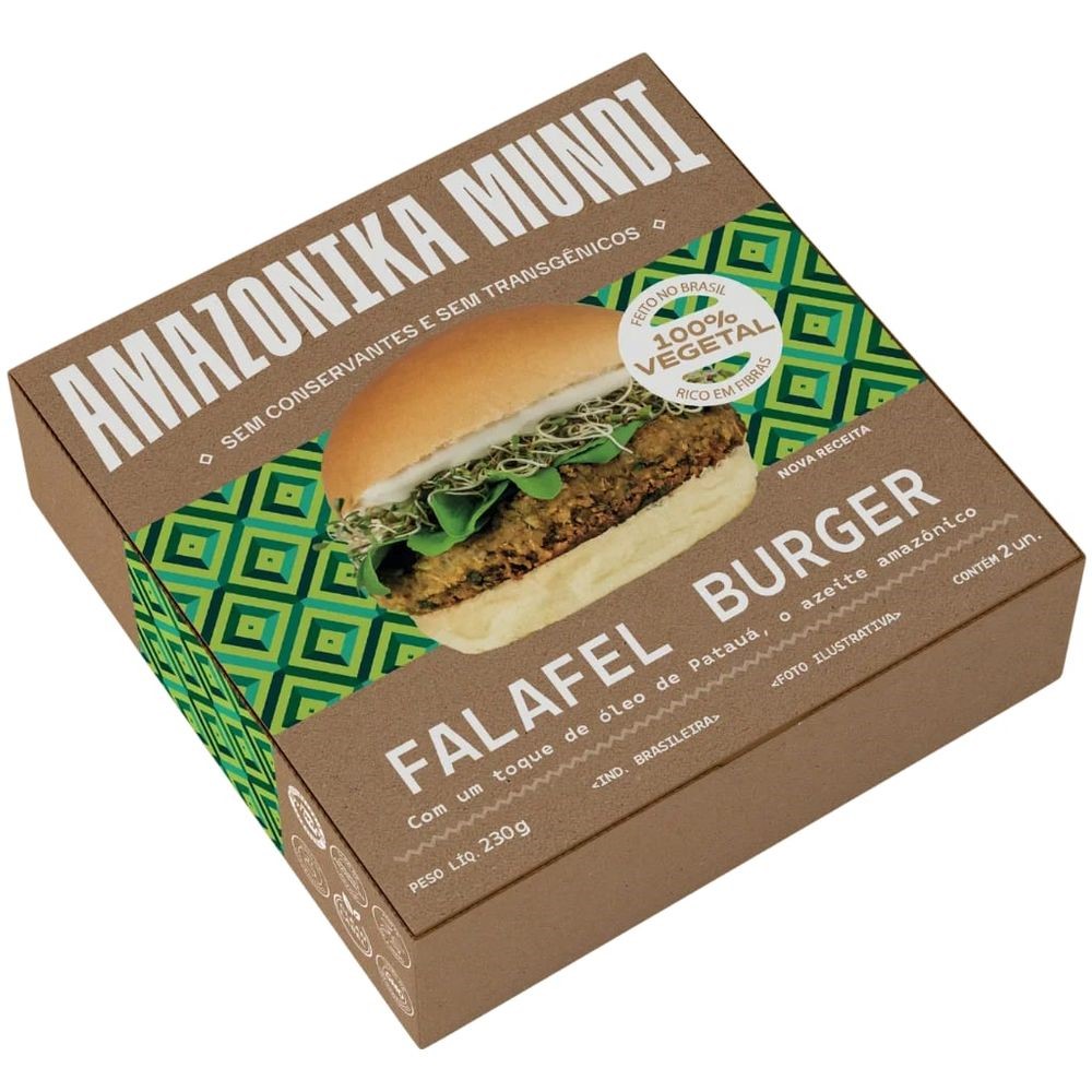 Falafel Burguer Amazonika 230g refrig.