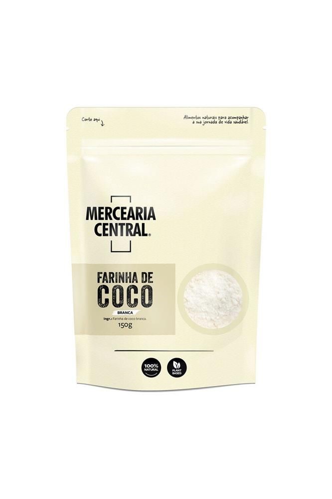 Farinha de Coco Branca Mercearia Central 150g