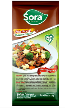 Fatia Vegetal c/ Legumes Sora 125g