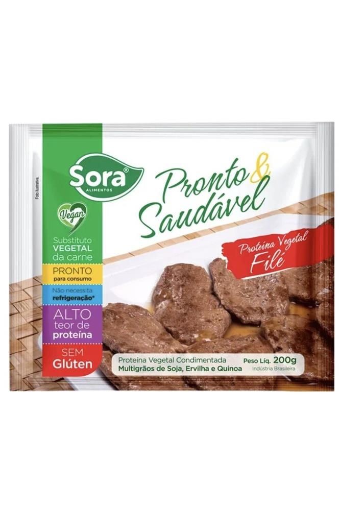 Filé De Proteina Vegetal Pronta E Saudável Sora 200g