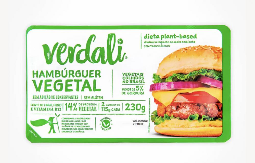 Hamburguer de Carne Vegetal Verdali 230g refrig.