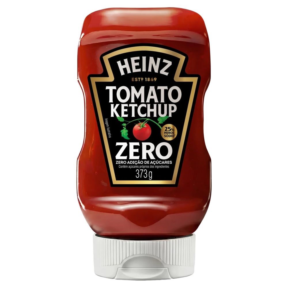 Ketchup Zero Heinz 373g