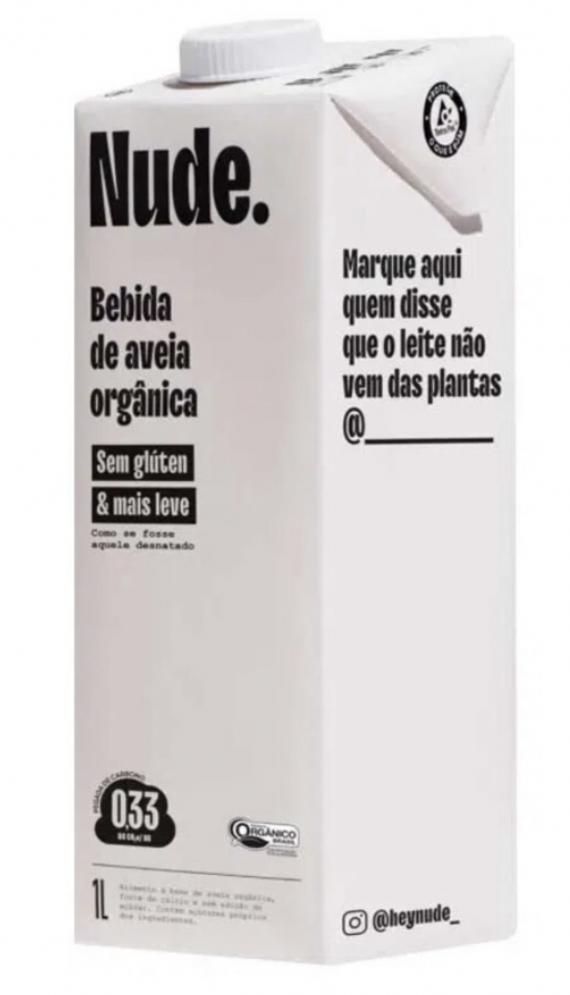 Leite De Aveia Org Nica Nude L Alimentos E Bebidas Bebidas Leite