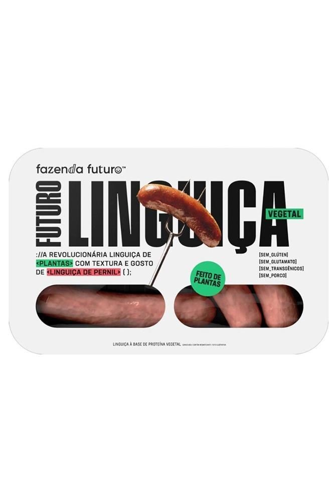 Linguiça Vegetal Fazenda Futuro  250g refrig.