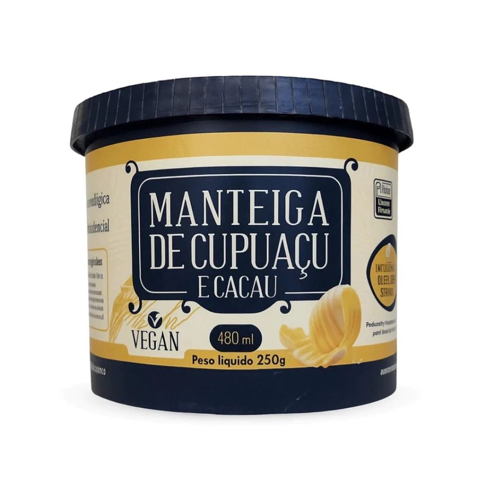 Manteiga de Cupuaçu e Cacau com Sal Sattva 250g