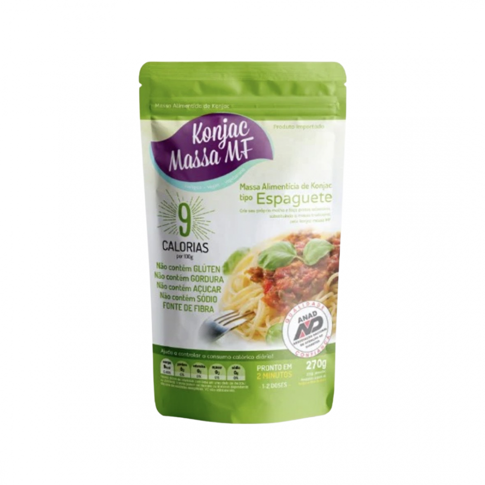 Massa Konjac Tipo Espaguete 270g — Konjac Massa MF