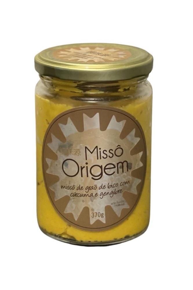 Missô Artesanal De Grão De Bico Com Cúrcuma E Gengibre Origem 370g refrig.