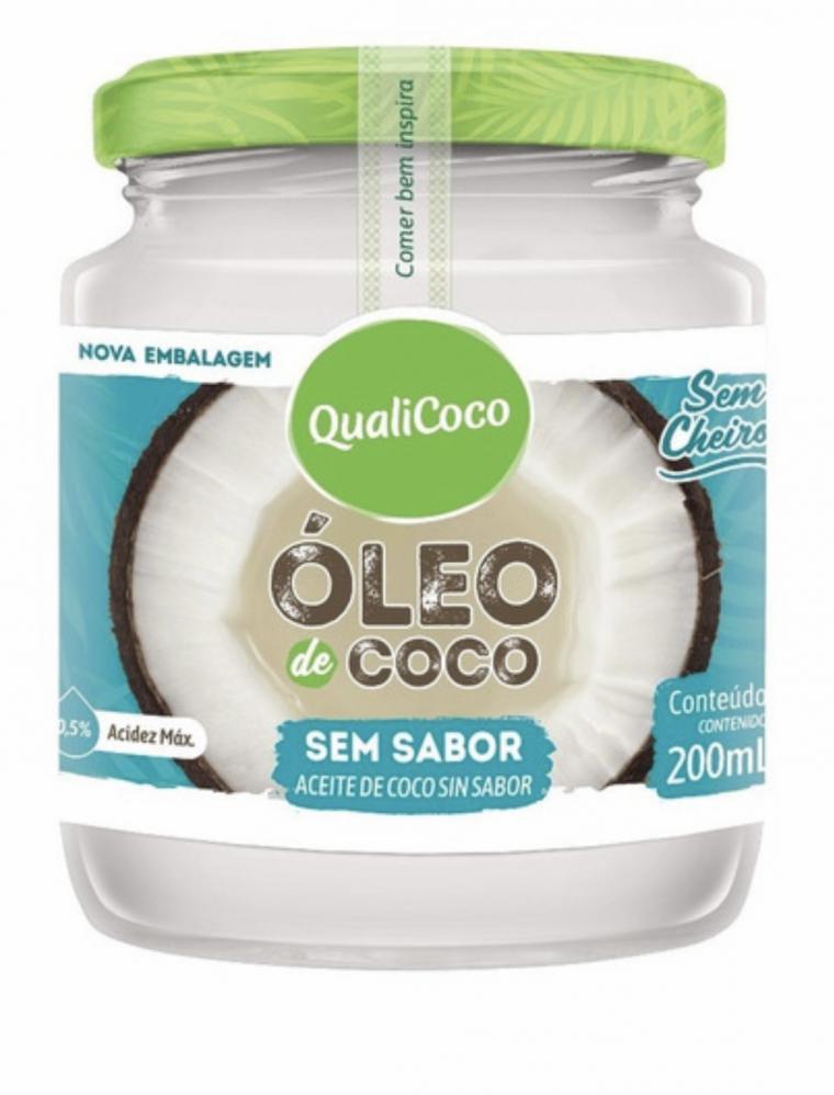 Óleo De Coco Sem Sabor Qualicoco 200ml