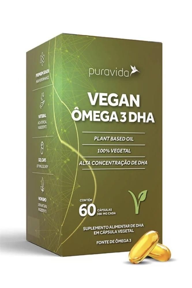 Omega 3 Dha Vegan Puravida  500mg